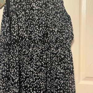 Nine West Monochrome Patterned Dress
